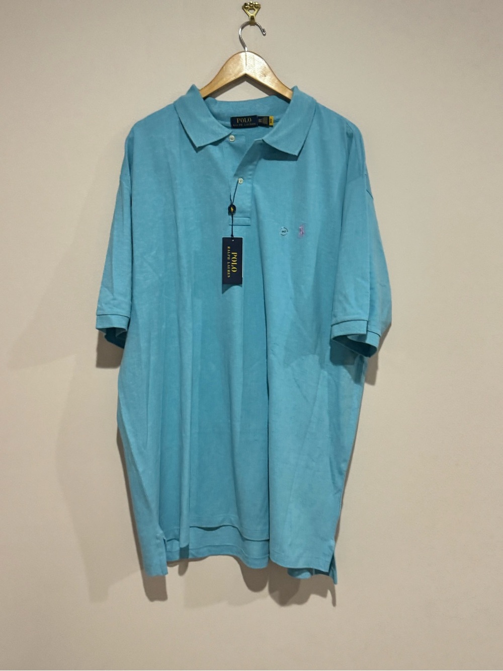 Polo Ralph Lauren Polo Shirt Short Sleeve Men's Blue Size 2XLT NWT
